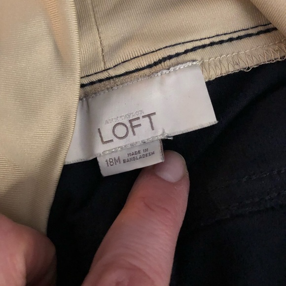 Navy Blue Maternity Cords - Picture 3 of 4